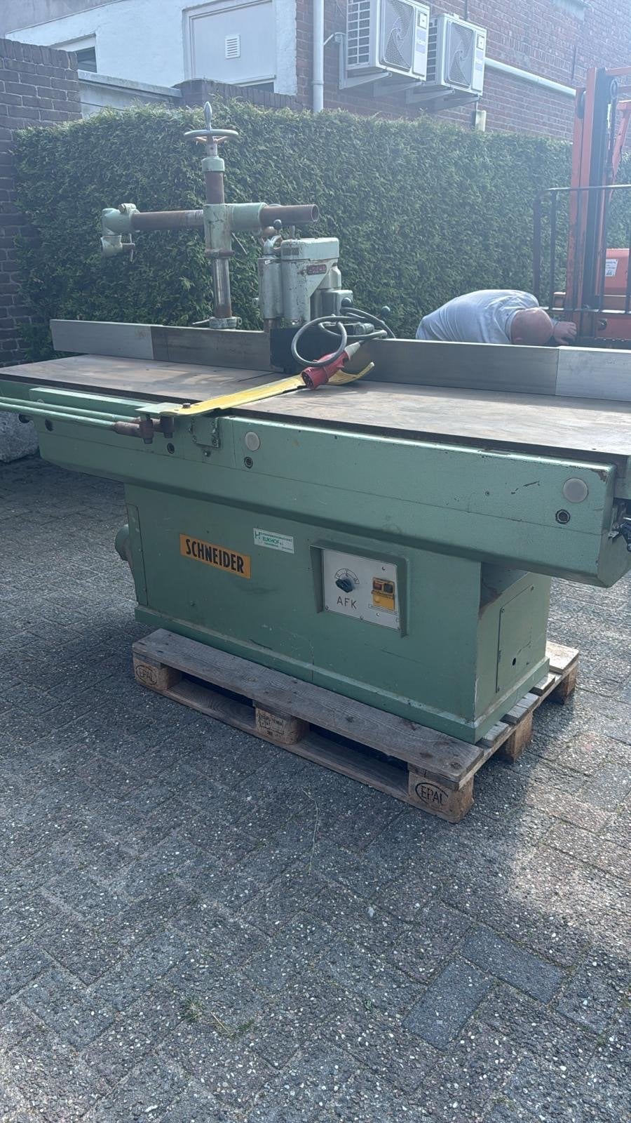 Schneider Vlakbank 50 cm, Ophalen, Zo goed als nieuw, 1200 watt of meer, Overige typen