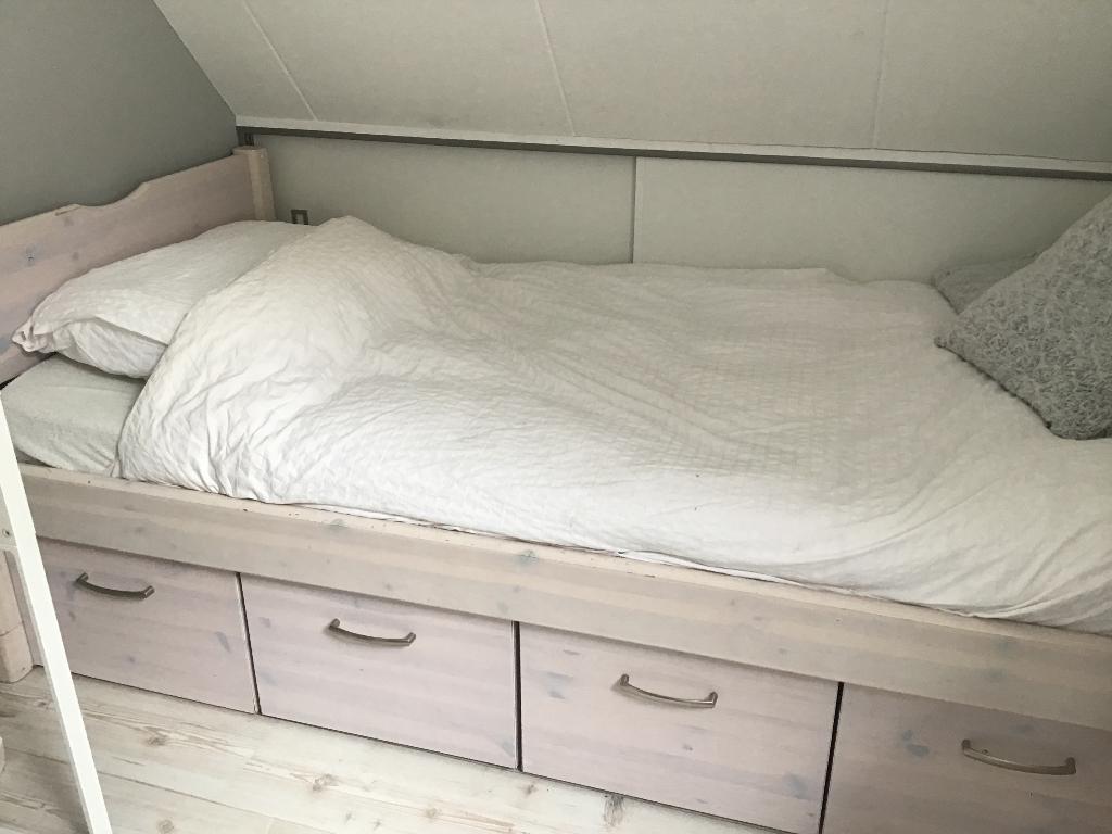 Flexa ledikant, Ophalen, Gebruikt, 70 tot 85 cm, Lattenbodem