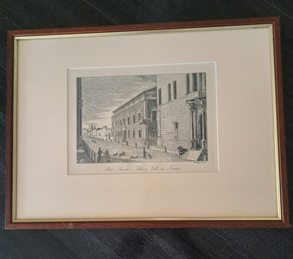 Grafiek van Pietro Romagnoli - (1810-1840), Antiek en Kunst, Kunst | Schilderijen | Klassiek, Overige technieken, Ophalen of Verzenden