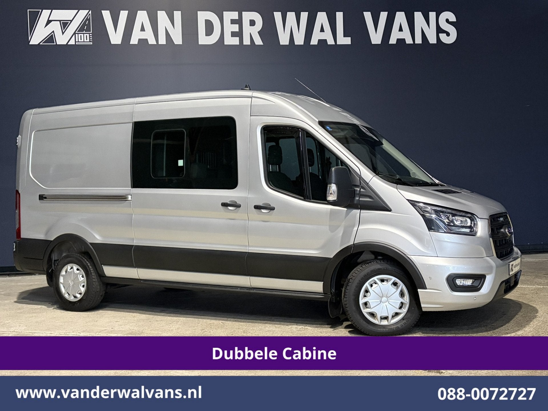 Ford Transit 2.0 TDCI 185pk L3H2 Dubbele Cabine Euro6 Airco, Auto's, Voorwielaandrijving, Dealer onderhouden, 4 cilinders, 179 pk