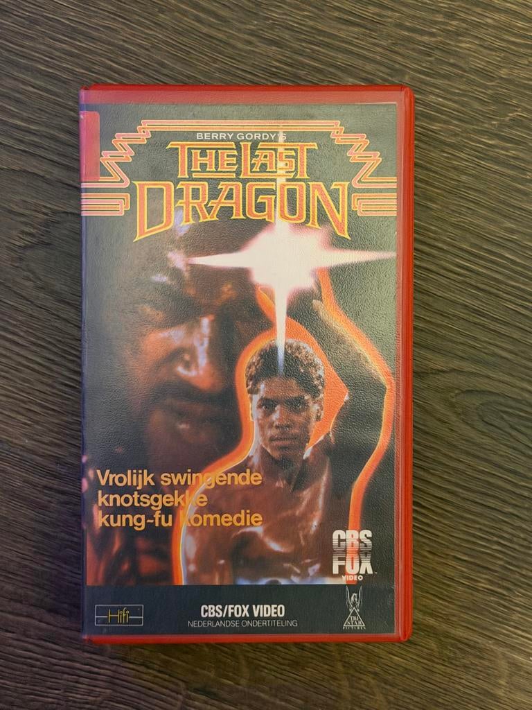 The Last Dragon VHS ex rental, Vanaf 16 jaar, Ophalen of Verzenden, Gebruikt, Komedie