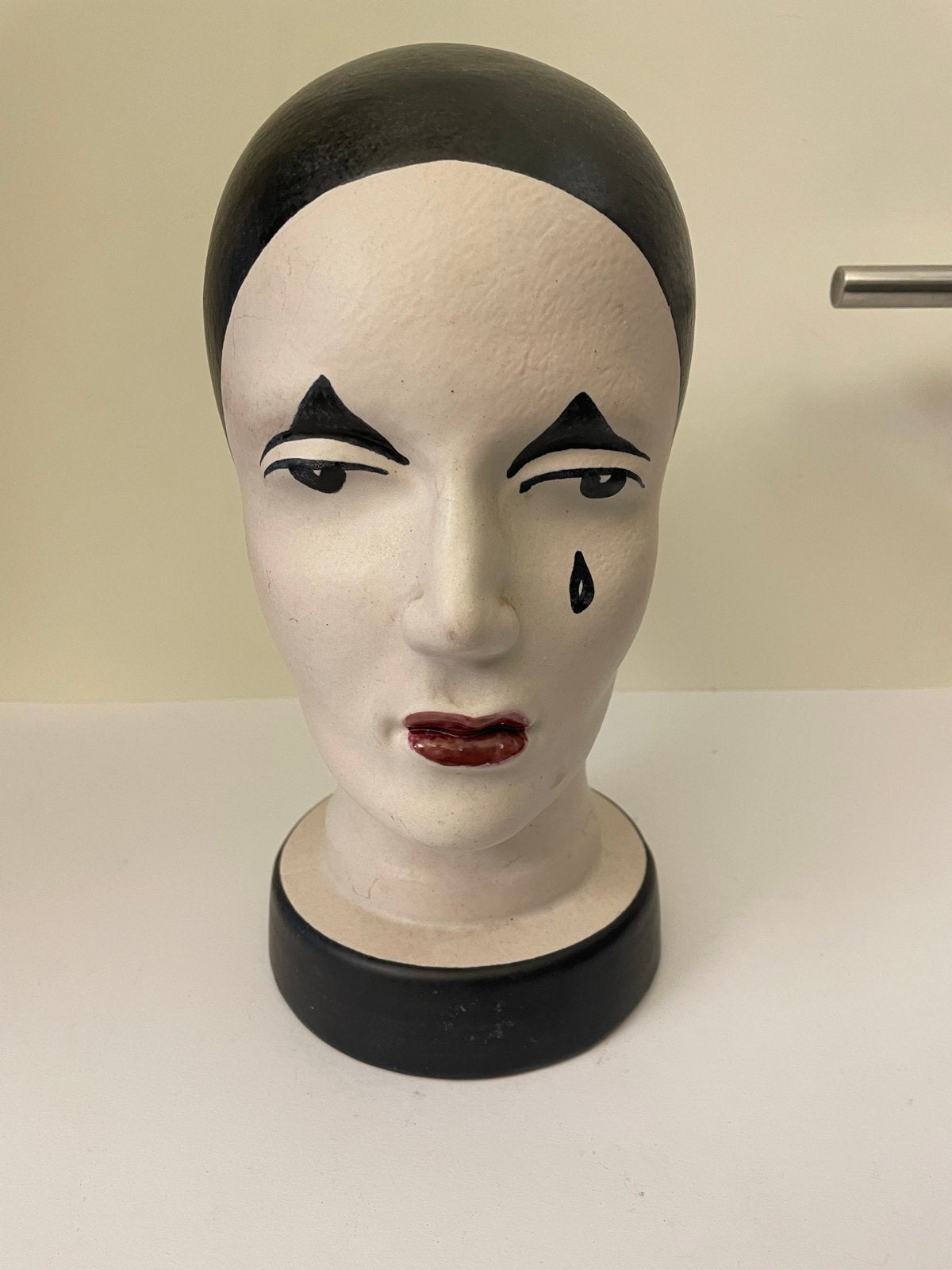 Vintage Pierrot Hoofd Scheurich Keramik West-Duitsland Jaren, Ophalen of Verzenden