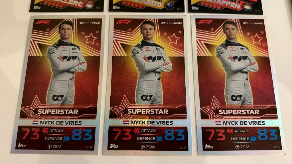 Topps Turbo Attax 2022 & 2023 GC kaarten, Ophalen of Verzenden, Zo goed als nieuw, Meerdere plaatjes