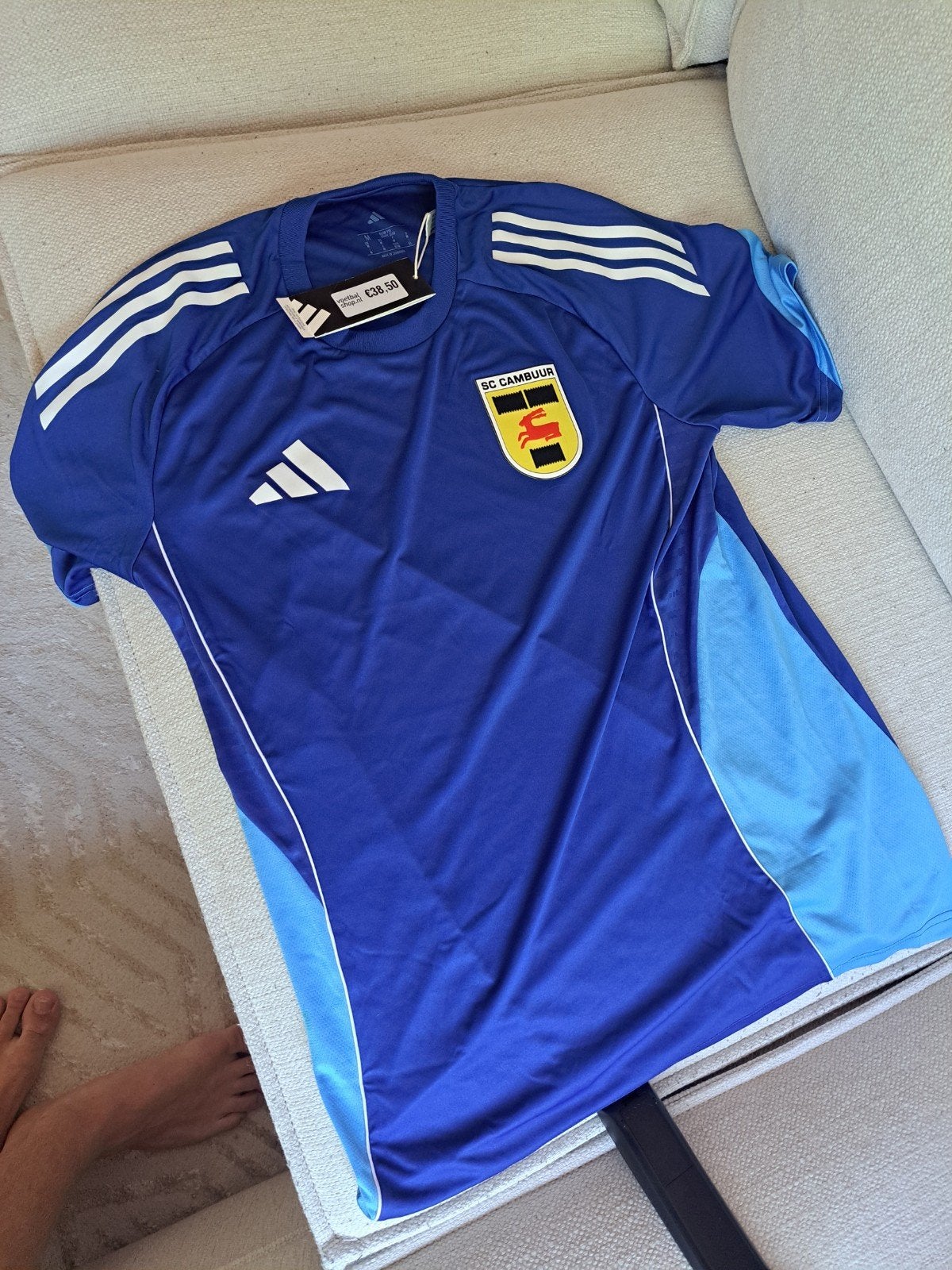 Nieuw SC Cambuur inloopshirt - Maat M, Ophalen, Nieuw, Adidas, Voetbal