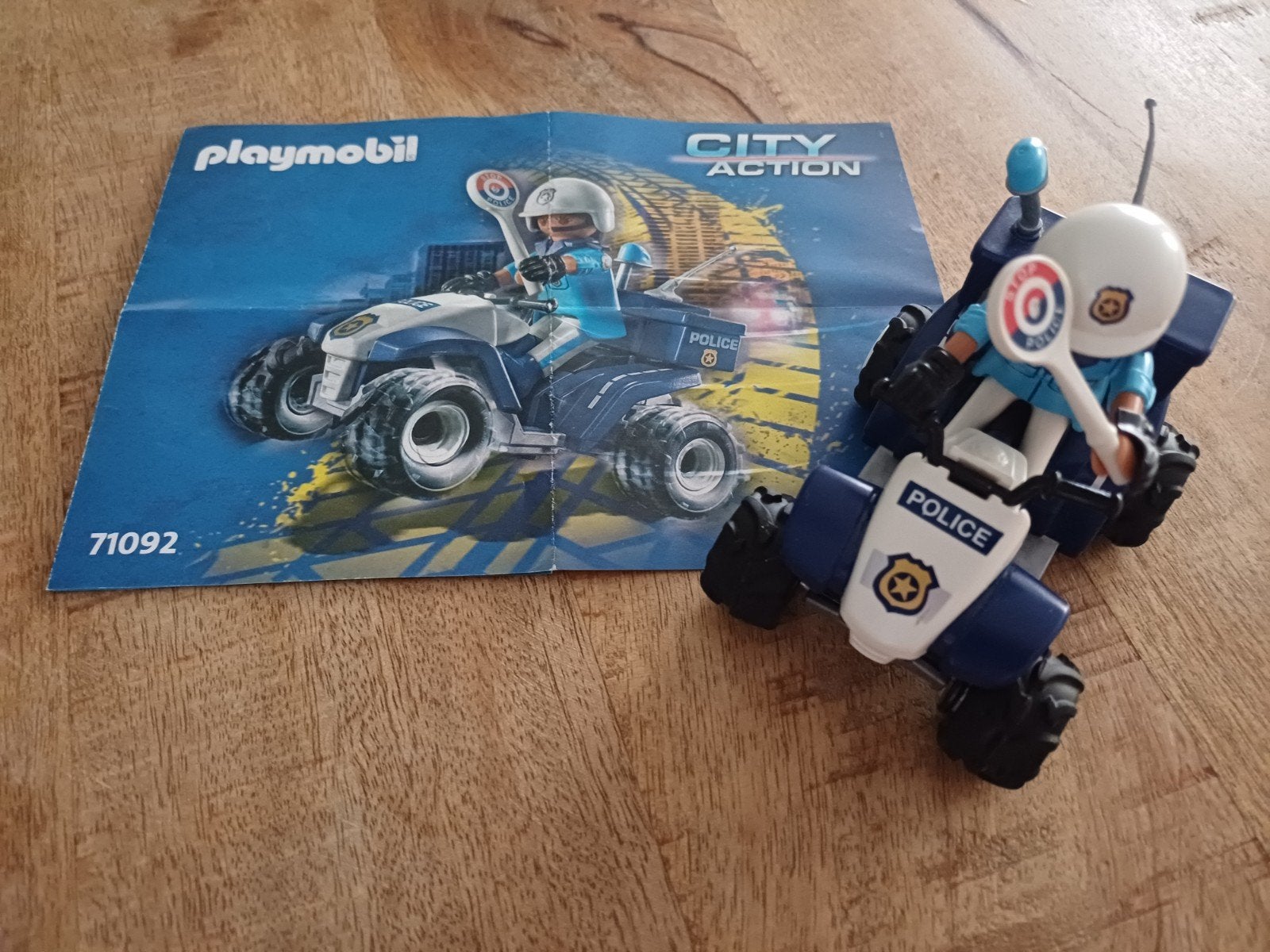 Playmobil 71092 Politie Quad met Agent - Compleet, Ophalen of Verzenden