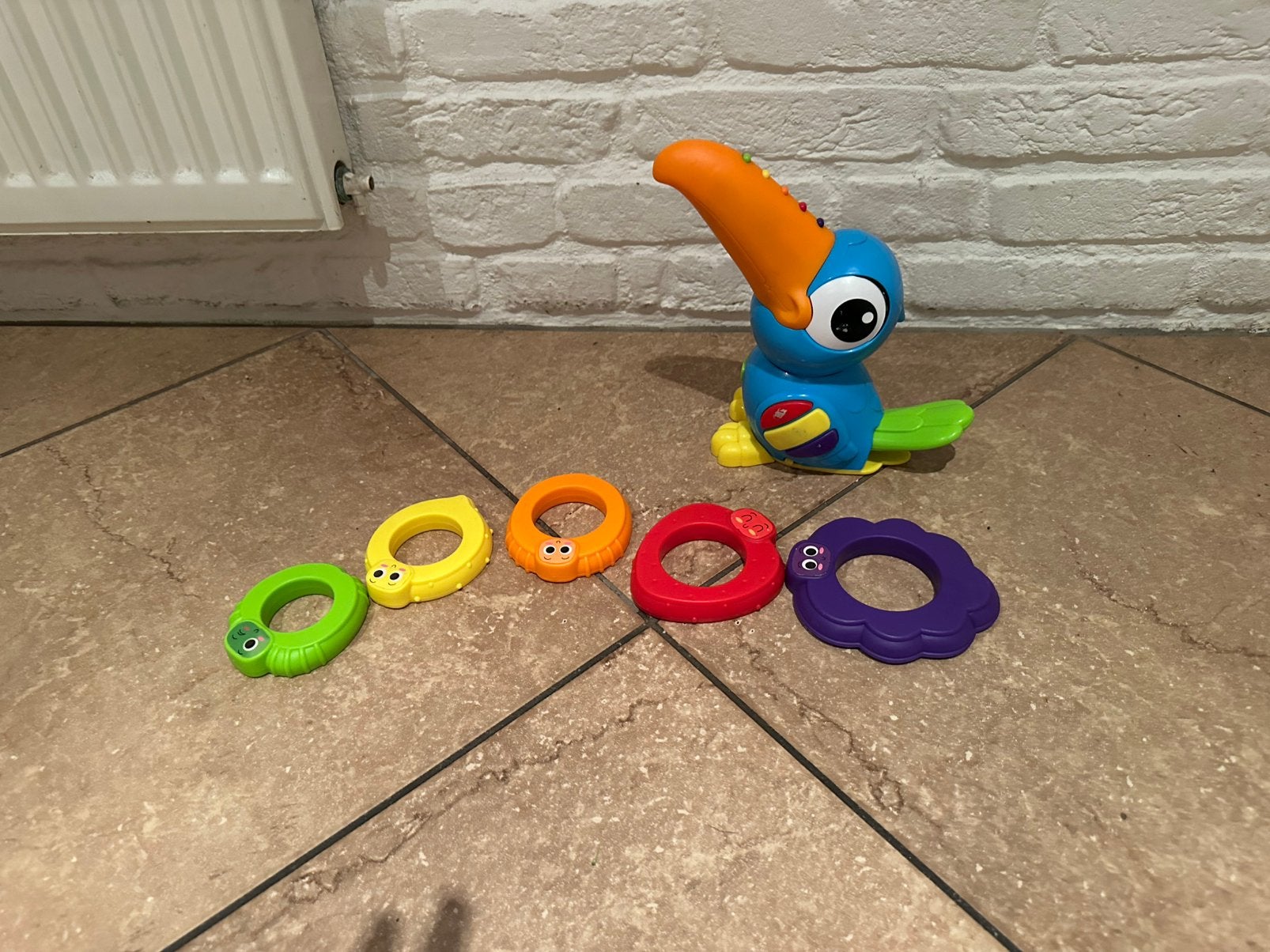 Kaketoe vogel met geluid, Ophalen, Zo goed als nieuw, Jongen of Meisje