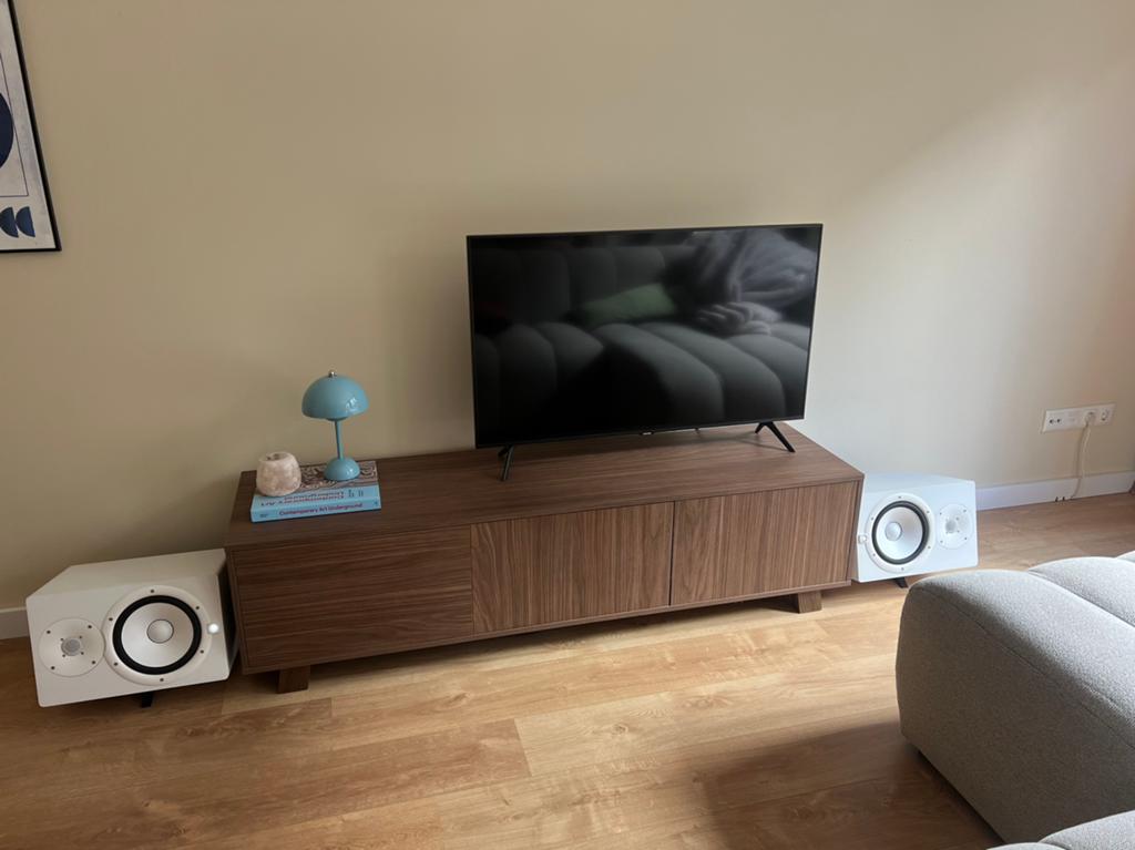Woood Seppe TV Meubel, Huis en Inrichting, Kasten | Televisiemeubels, Ophalen, 150 tot 200 cm, Zo goed als nieuw, Minder dan 100 cm