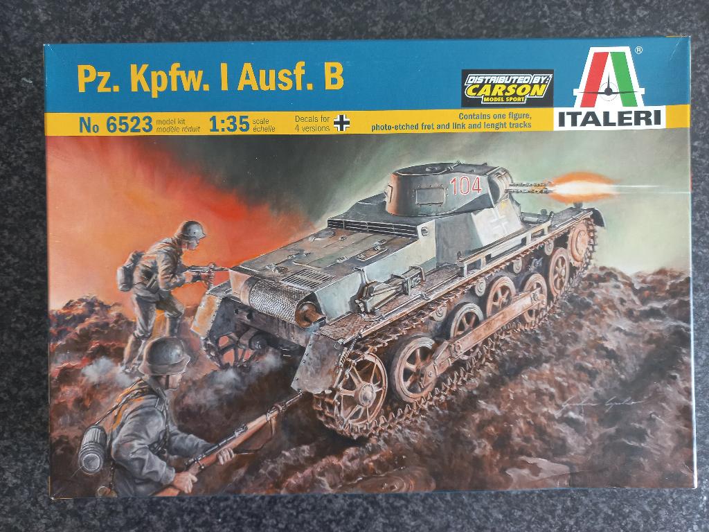 Pz. Kpfw. I Ausf. B + extra's - 1/35 HobbyBoss, Overige merken, Tank, 1:32 tot 1:50, Ophalen of Verzenden