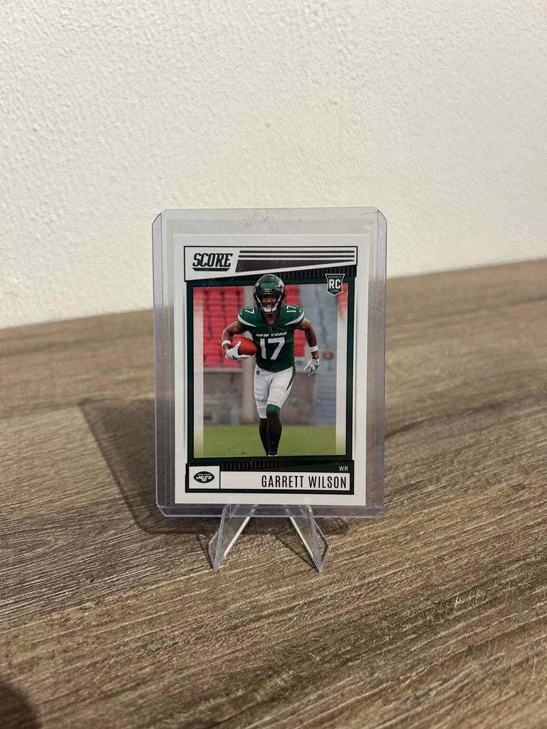 Garrett Wilson 2022 Panini Score Football #306 RC Rookie, Ophalen of Verzenden, Zo goed als nieuw, Buitenlandse clubs, Poster, Plaatje of Sticker