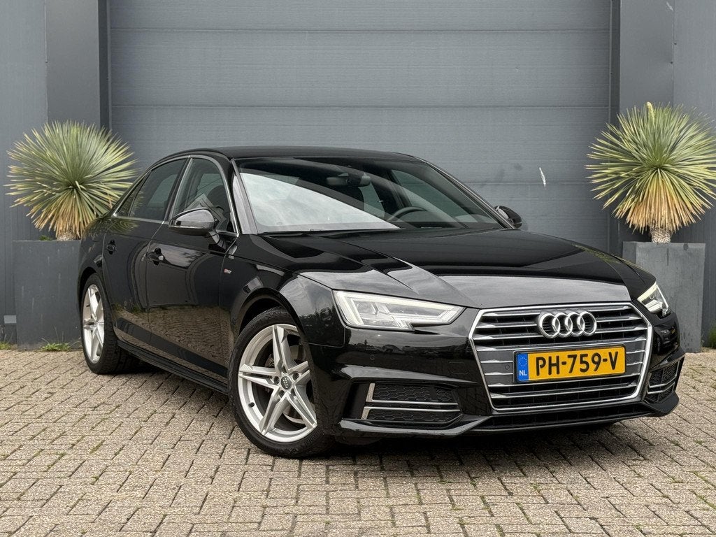 Audi A4 Limousine 1.4 TFSI 3x S-line Automaat|Navi|Cruise|Sp, Auto's, Audi, Gebruikt, 150 pk, Origineel Nederlands, Sedan