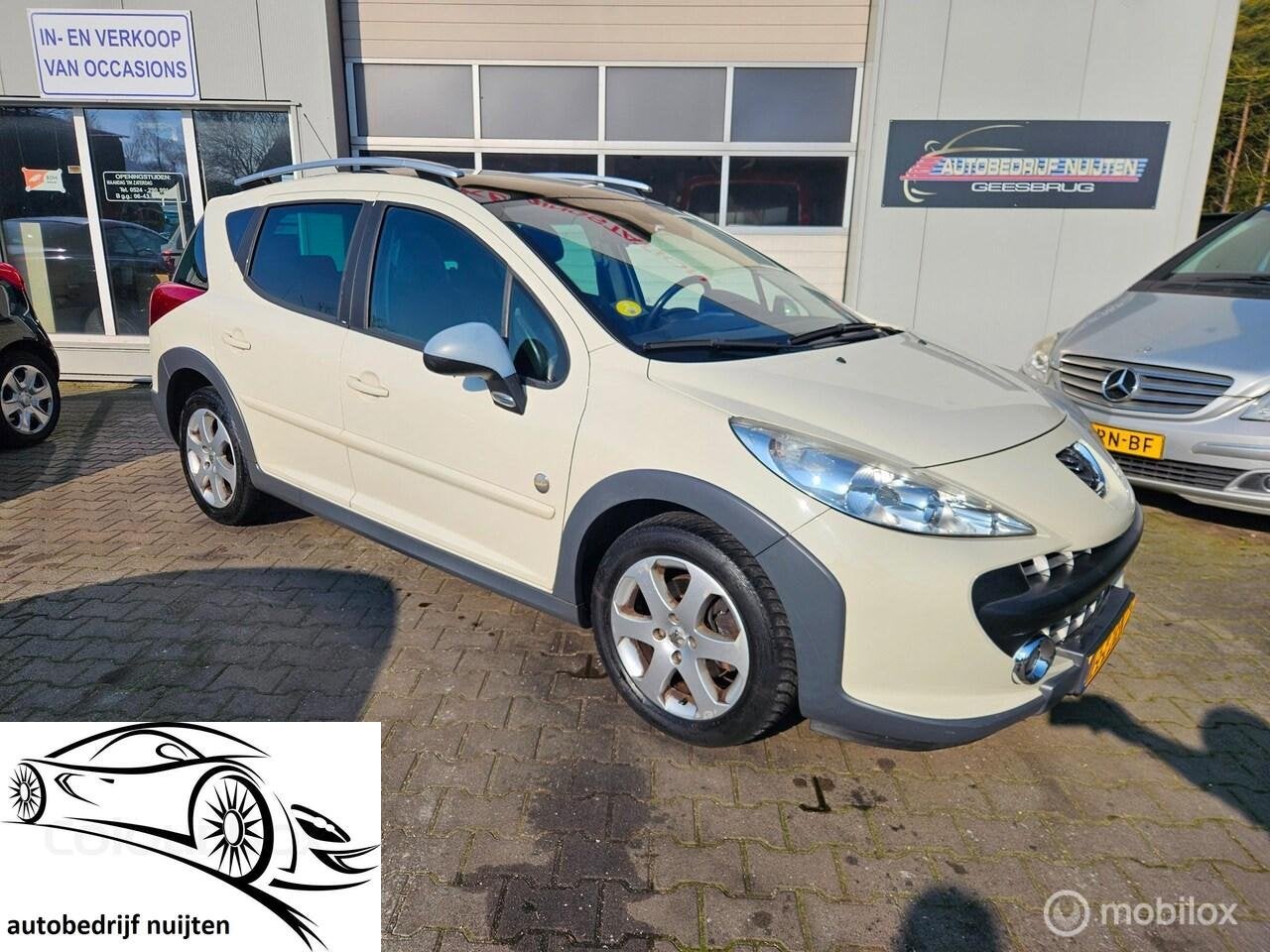Peugeot 207 SW Outdoor 1.6 VTi XS, Gebruikt, 4 cilinders, Automatische klimaatregeling, Origineel Nederlands