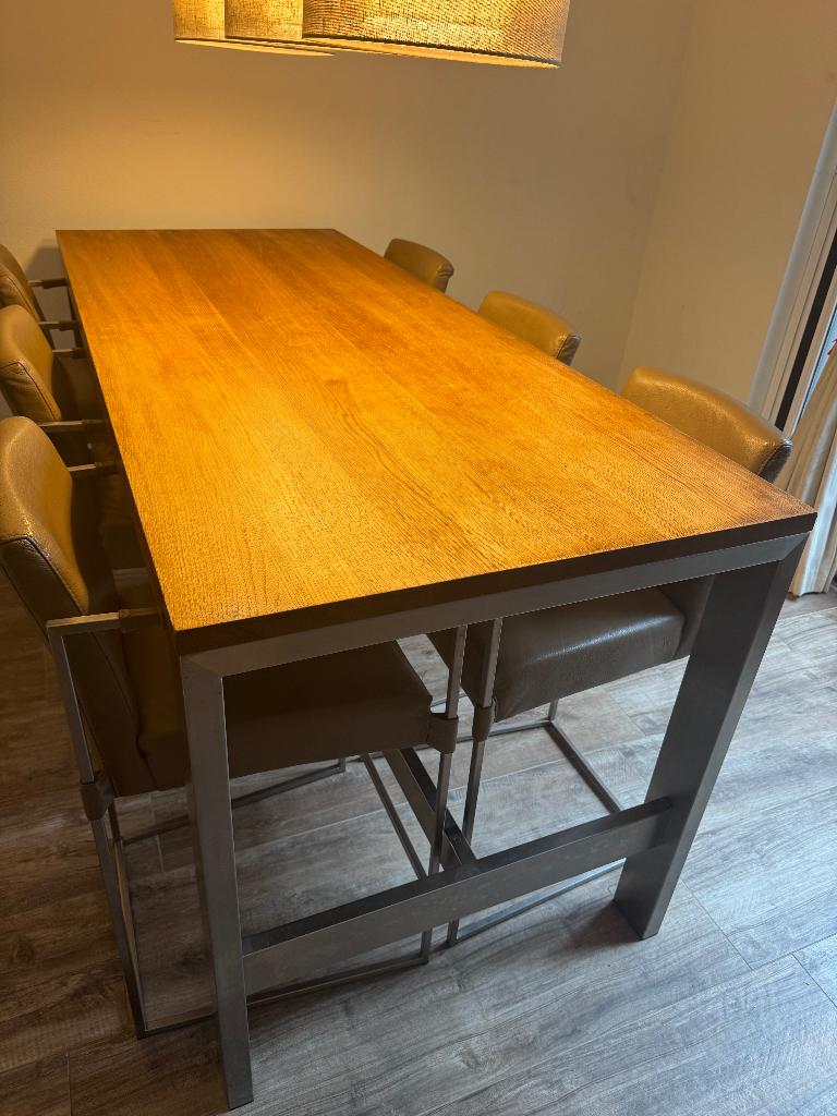Eetkamertafel Bert Plantagie, Ophalen, Gebruikt, 200 cm of meer, 50 tot 100 cm
