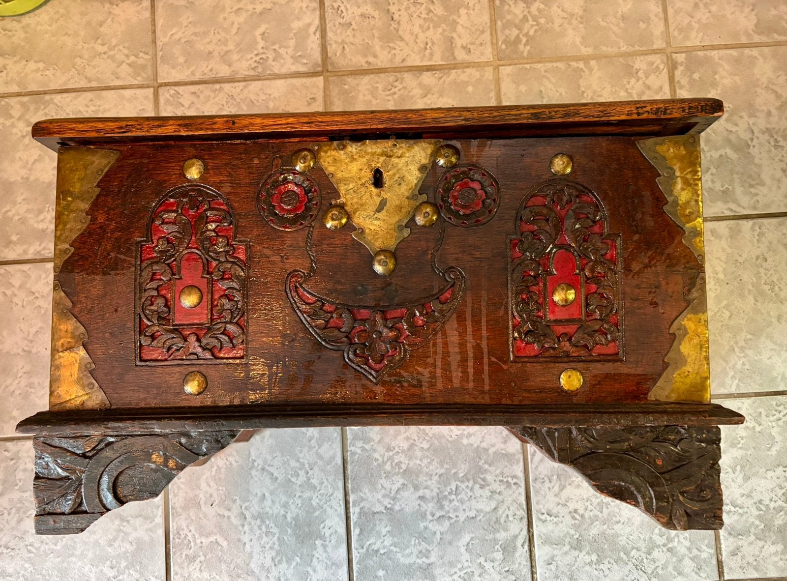 Zanzibar deken of laken kist., Antiek en Kunst, Ophalen of Verzenden