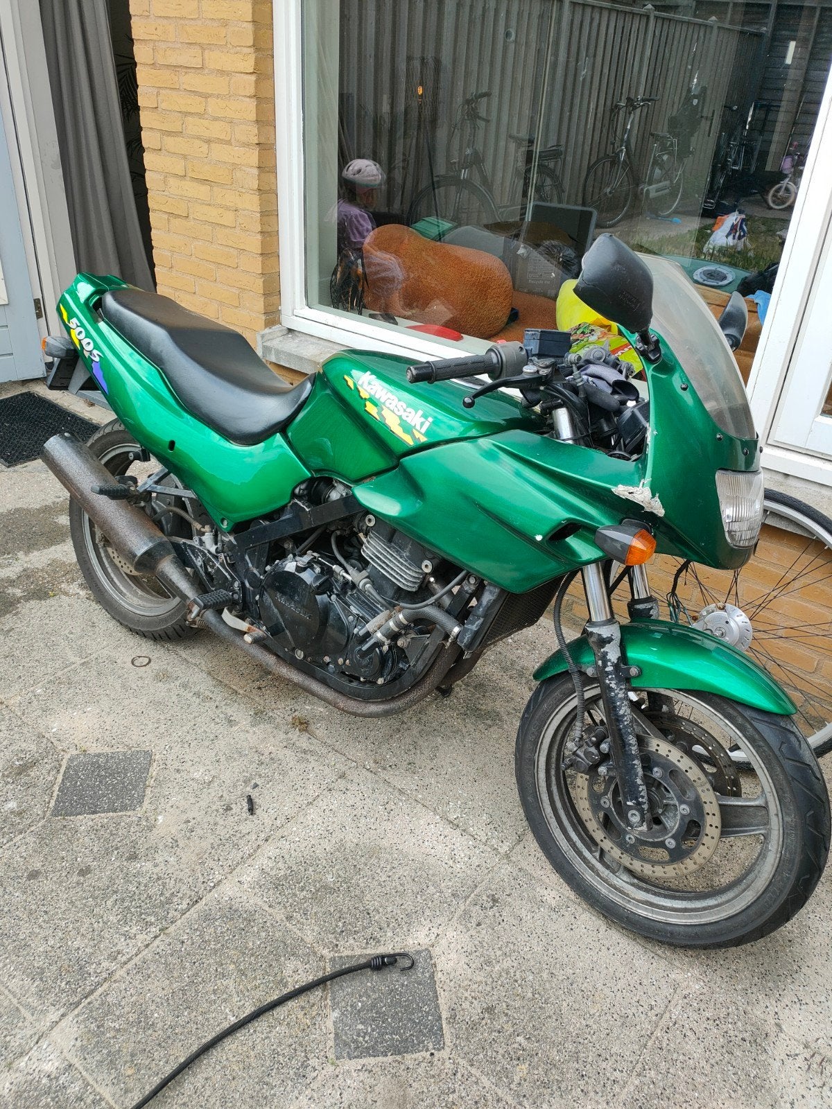 Kawasaki GPZ500S 89 voor onderdelen  met kenteken., Motoren, Ophalen of Verzenden