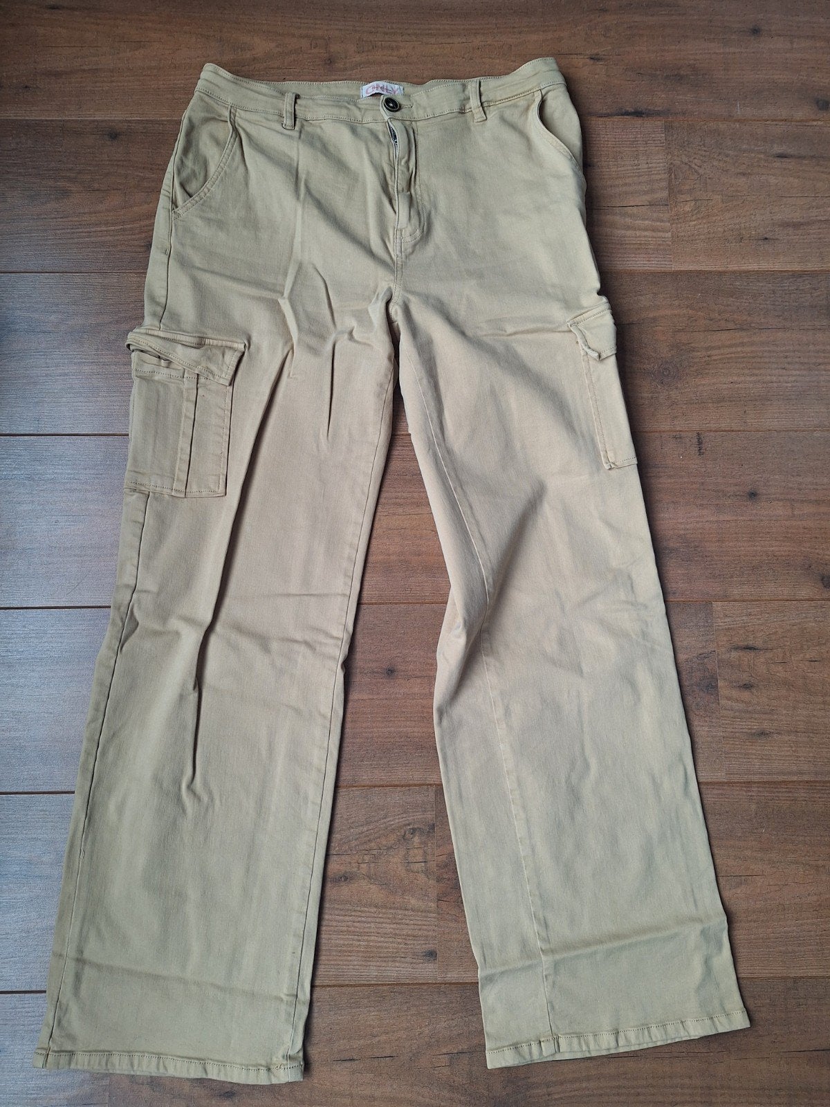 Stoere Only cargo broek - Maat L, Only, Beige, Maat 42/44 (L), Ophalen of Verzenden