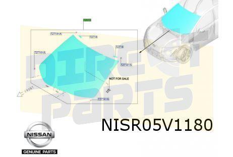 Nissan Ariya (7/22-) voorruit (EA3 grade/voorruitverwarming)