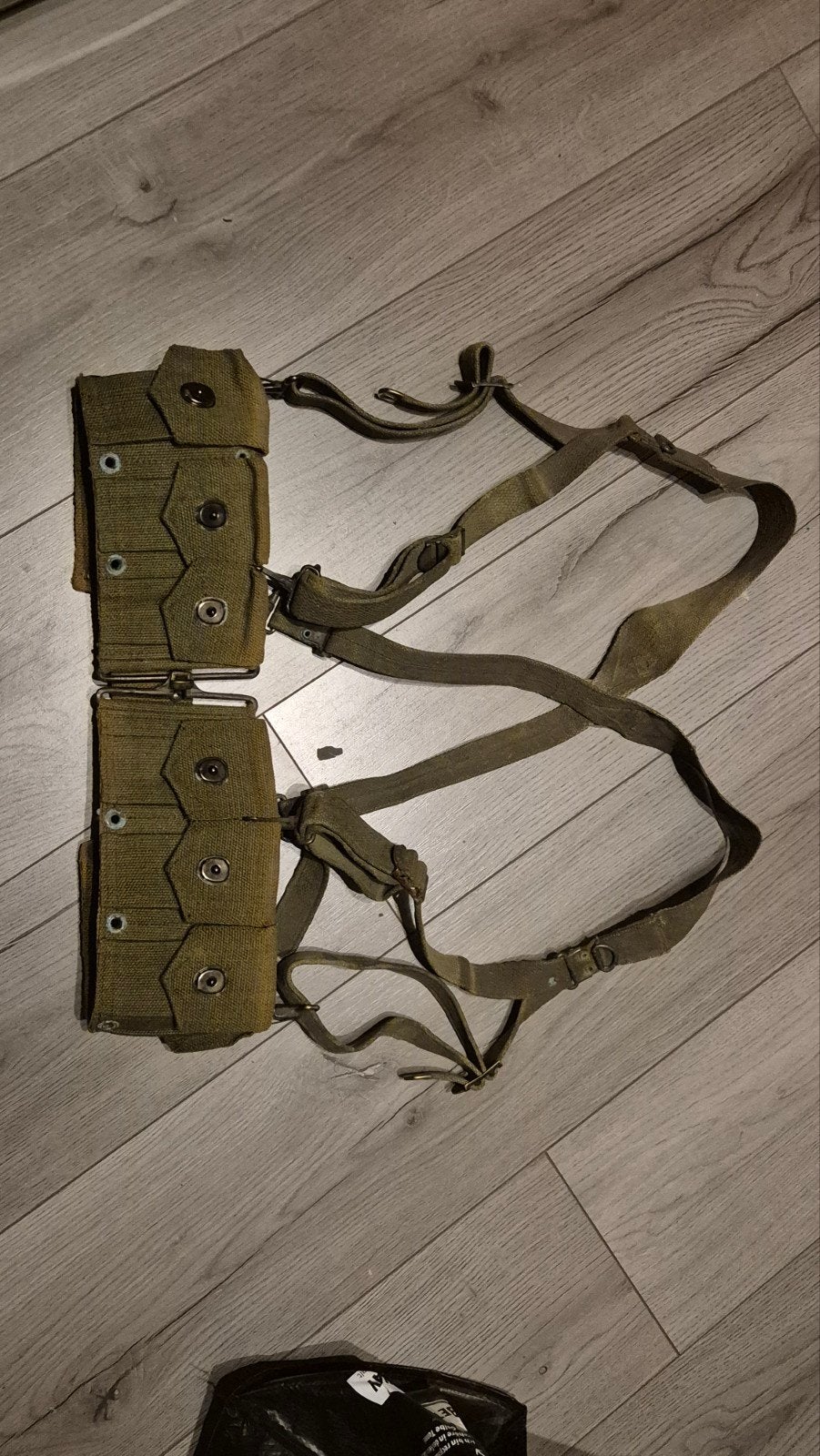 Amerikaanse us garand belt en suspenders, Ophalen of Verzenden, Amerika