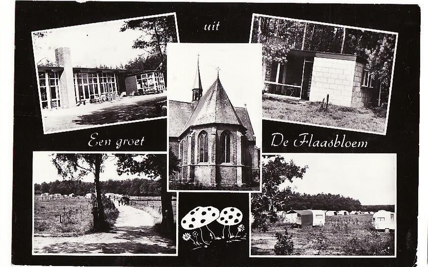 Chaam Een groet uit De Flaasbloem 1967., Verzenden, 1960 tot 1980, Gelopen, Noord-Brabant
