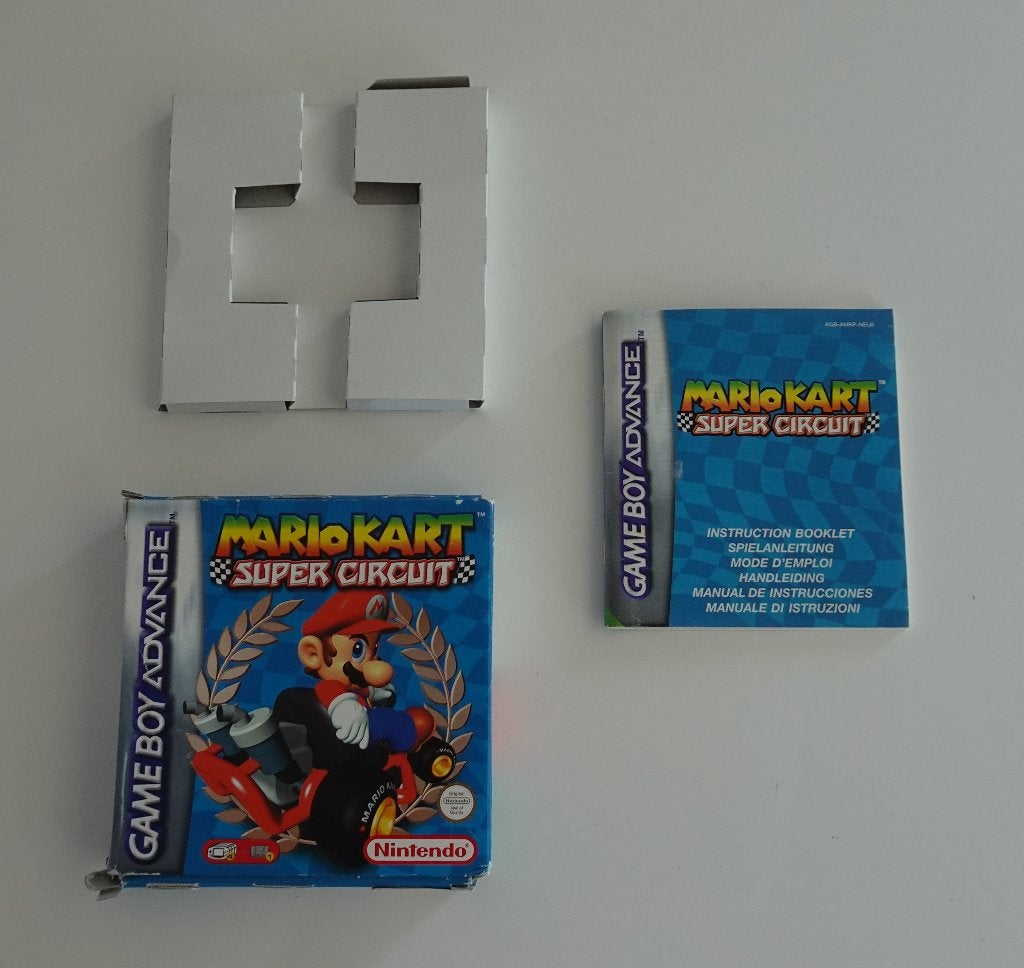 Leeg Doosje Mario Kart Super Circuit Game Boy Advance, Ophalen, 1 speler, Racen en Vliegen, Zo goed als nieuw
