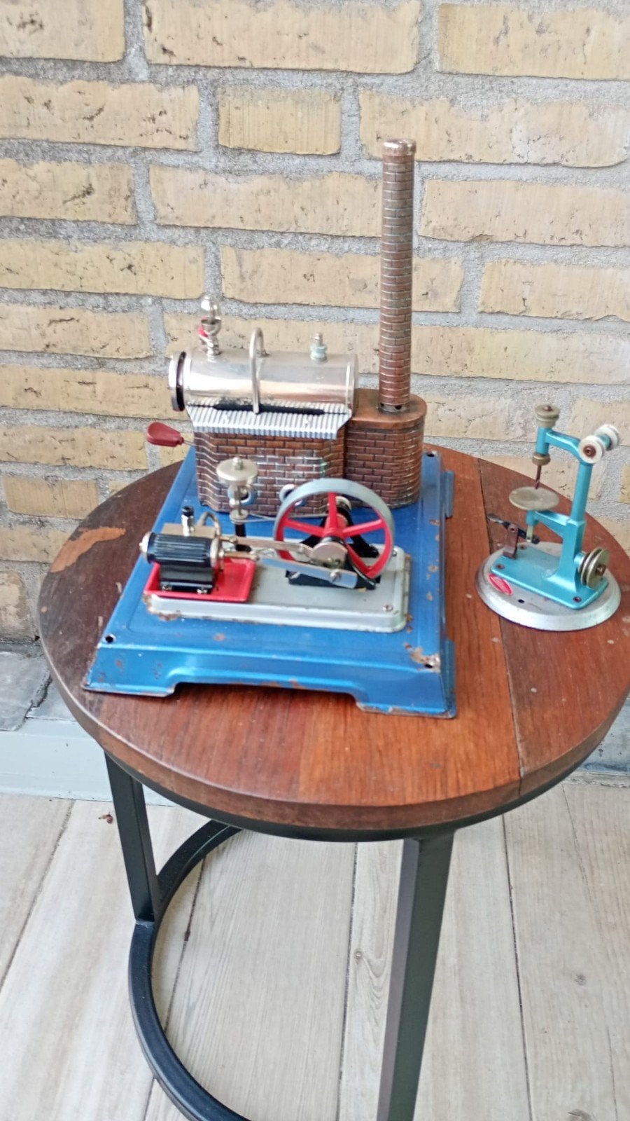 Wilesco Stoommachine met accessoires., Antiek en Kunst, Antiek | Speelgoed, Ophalen of Verzenden