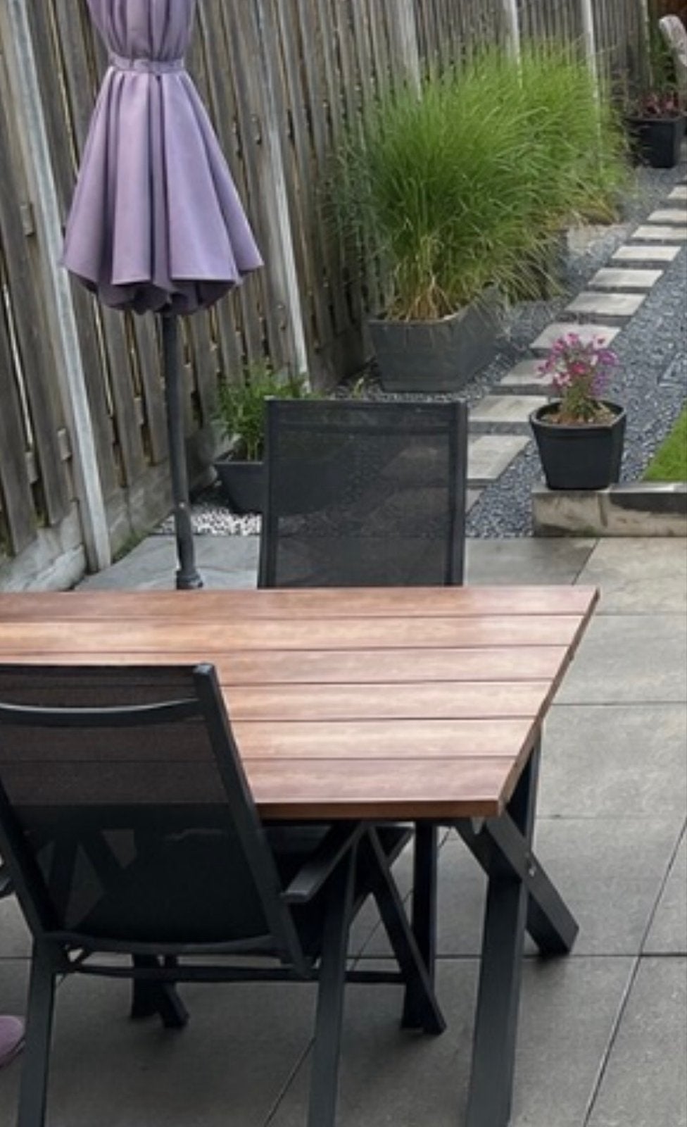 4 verstelbare tuinstoelen grijs, Ophalen, Gebruikt, Verstelbaar