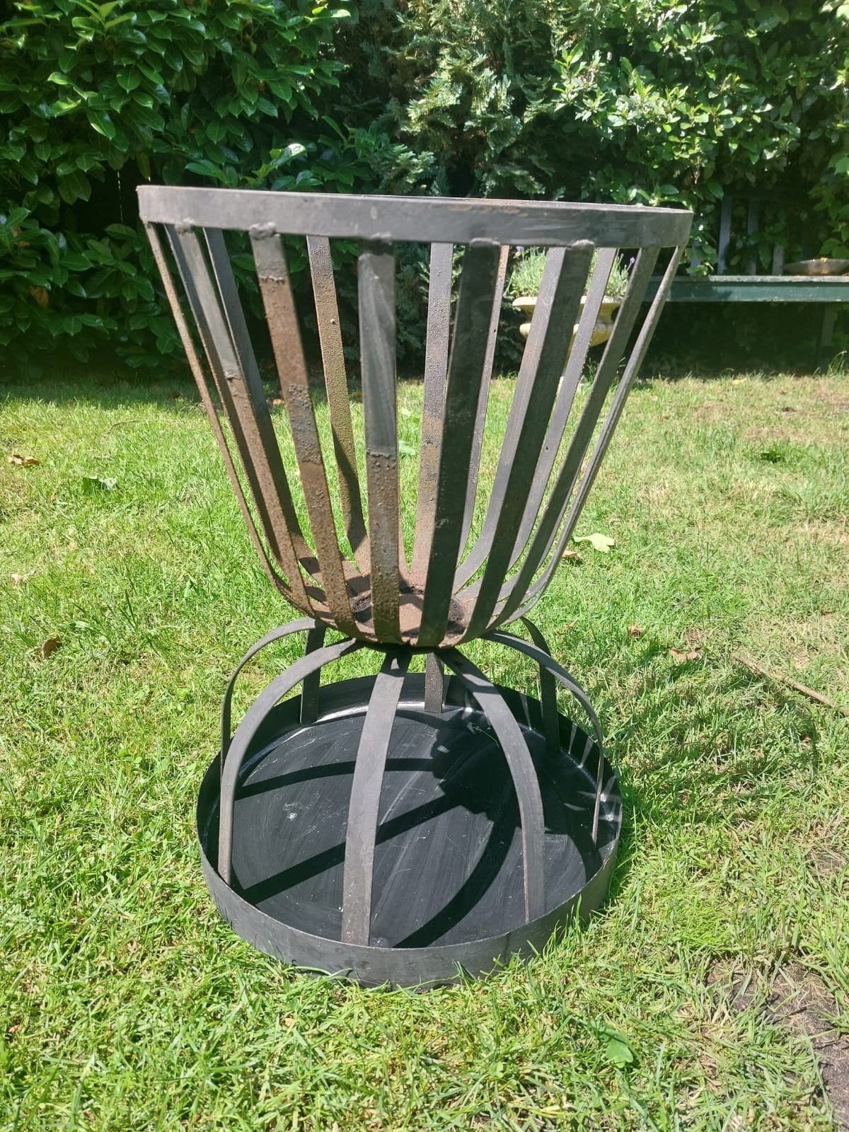 Robuuste Vuurkorf voor Gezellige Avonden 35 cm diameter, Tuin en Terras, Ophalen, Gebruikt, Vuurkorf