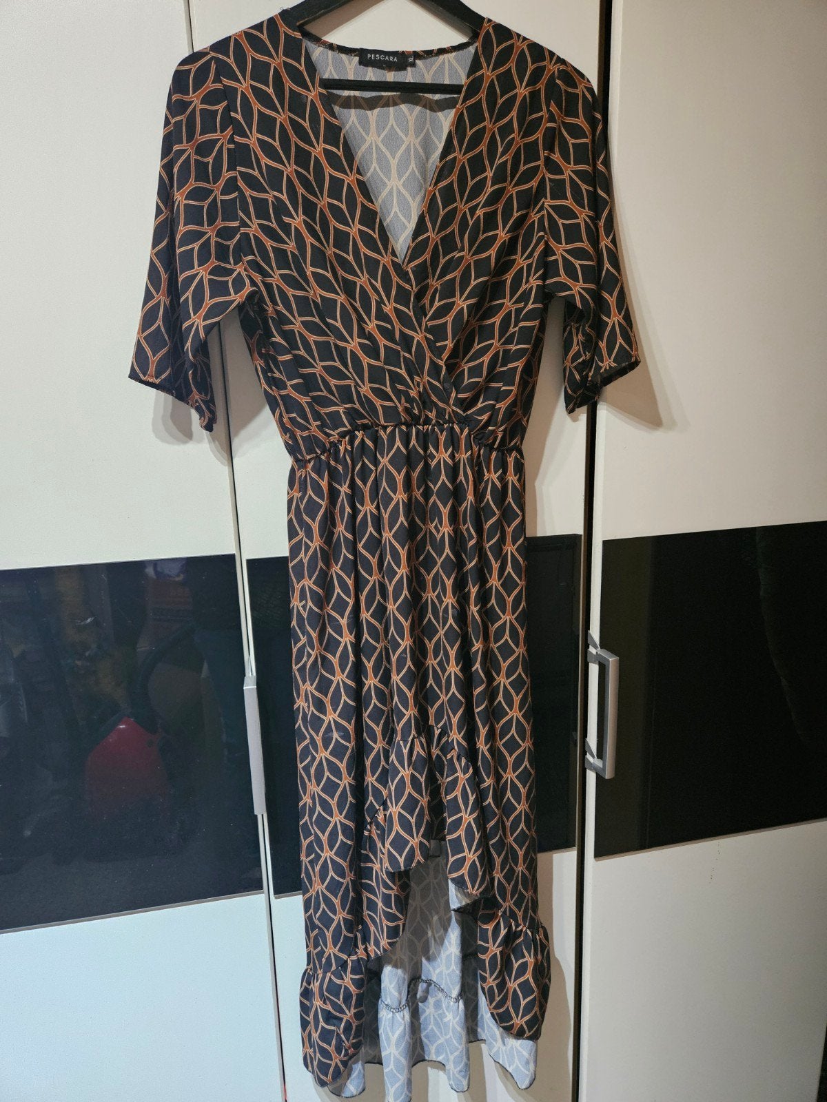 Pescara Jurk met print - Maat XL, Kleding | Dames, Zwart, Maat 46/48 (XL) of groter, Pescara, Ophalen of Verzenden