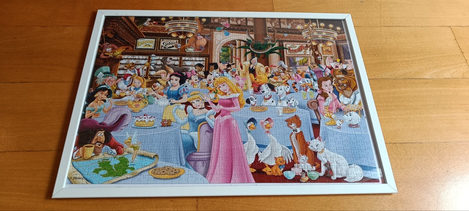 Disney puzzle schilderij, Ophalen of Verzenden, Meer dan 50 stukjes, Zo goed als nieuw