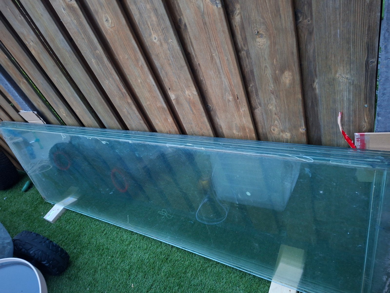7 Veiligheidsglas gelaagd, Ophalen, Gebruikt, 80 tot 120 cm, Glasplaat