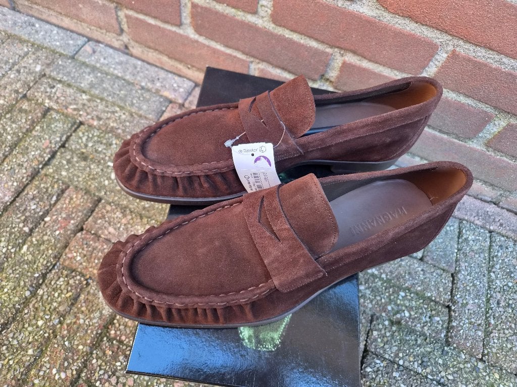 Magnanni loafer suede, Loafers, Bruin, Nieuw, Ophalen of Verzenden