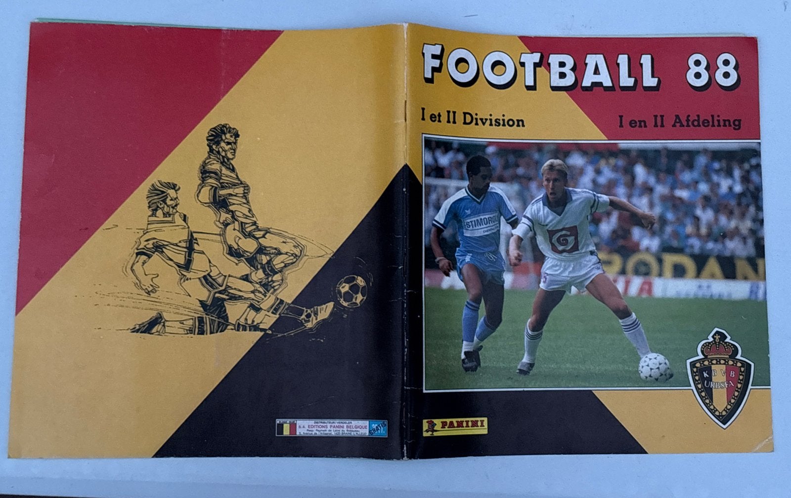 Panini Voetbal 88 Stickerboek - Belgische Competitie, Ophalen of Verzenden, Gebruikt, Buitenlandse clubs, Boek of Tijdschrift