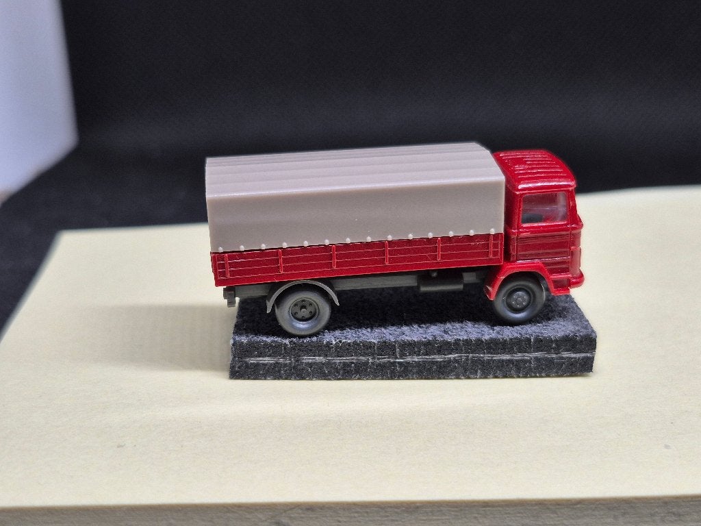 Wiking N42 - Mercedes L1317 huifbakwagen (15382), Overige merken, Gebruikt, Gelijkstroom, Overige typen