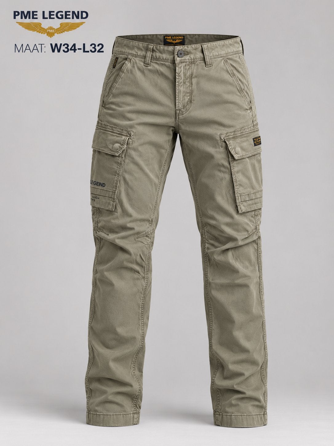 PME Legend Broek - Nieuw met labels - W34 L32, Ophalen of Verzenden, Nieuw, Overige maten, Groen