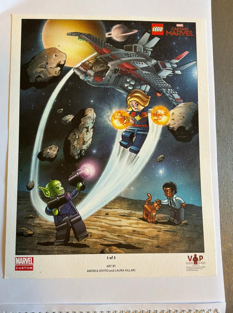 Lego Captain Marvel poster 5005877 - Marvel Custom, Marvel, Lego, Overige typen, Nieuw