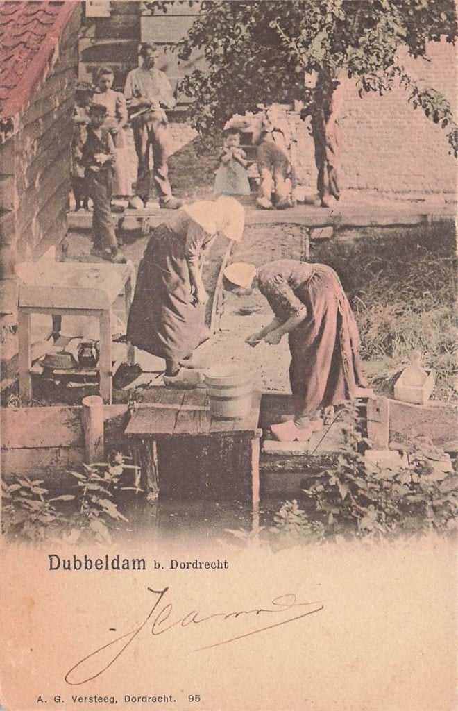 702-284-051 Dubbeldam bij Dordrecht, Verzenden, Voor 1920, Zuid-Holland