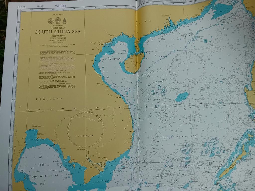 Zeekaarten  Japan en China, Ophalen of Verzenden, Gebruikt, Overige typen