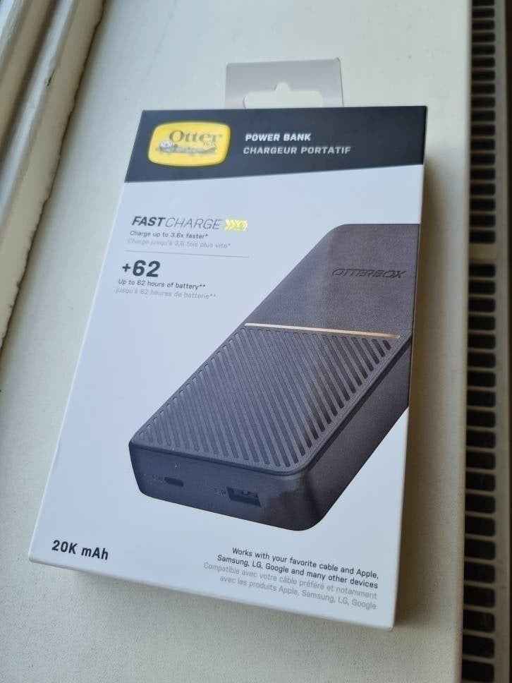Otterbox Power Bank Fast Charge 20.000 mAh, Telecommunicatie, Powerbanks, Ophalen of Verzenden, Nieuw, Otterbox