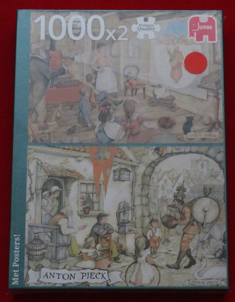 Puzzels Anton Pieck NIEUW IN PLASTIC, legpuzzels, Ophalen, 500 t/m 1500 stukjes, Nieuw, Legpuzzel