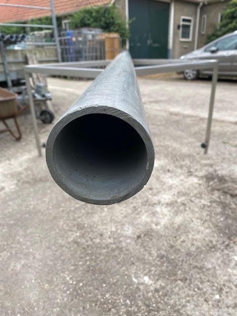 dikwandige grijze pvc buis 335 lang en dia 90mm dikte5.0, Ophalen, Pvc, Minder dan 2 meter, 80 mm of meer