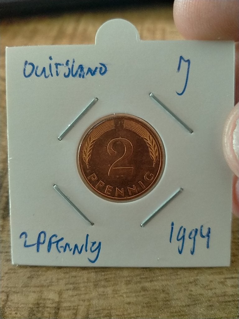 Duitsland 2 Pfennig 1994 J, Verzenden, Duitsland, Losse munt