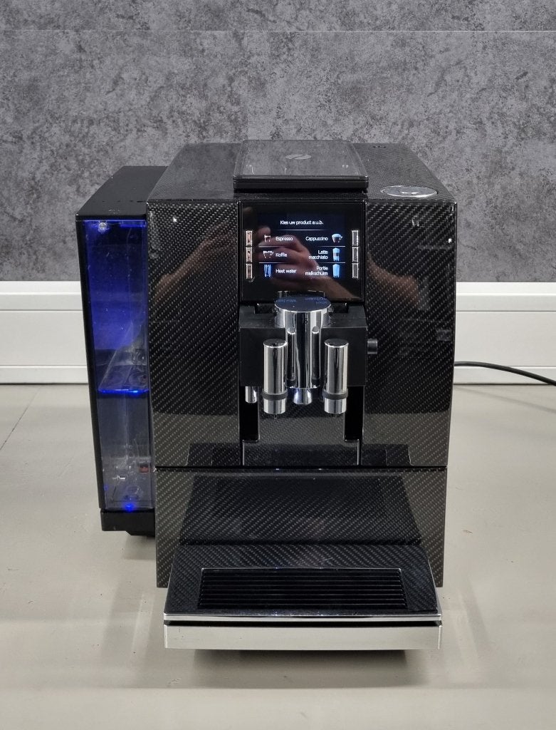 Jura Z6 GI Limited Carbon Edition + GARANTIE EN SERVICEBEURT, Ophalen, 10 kopjes of meer, Gemalen koffie, Afneembaar waterreservoir