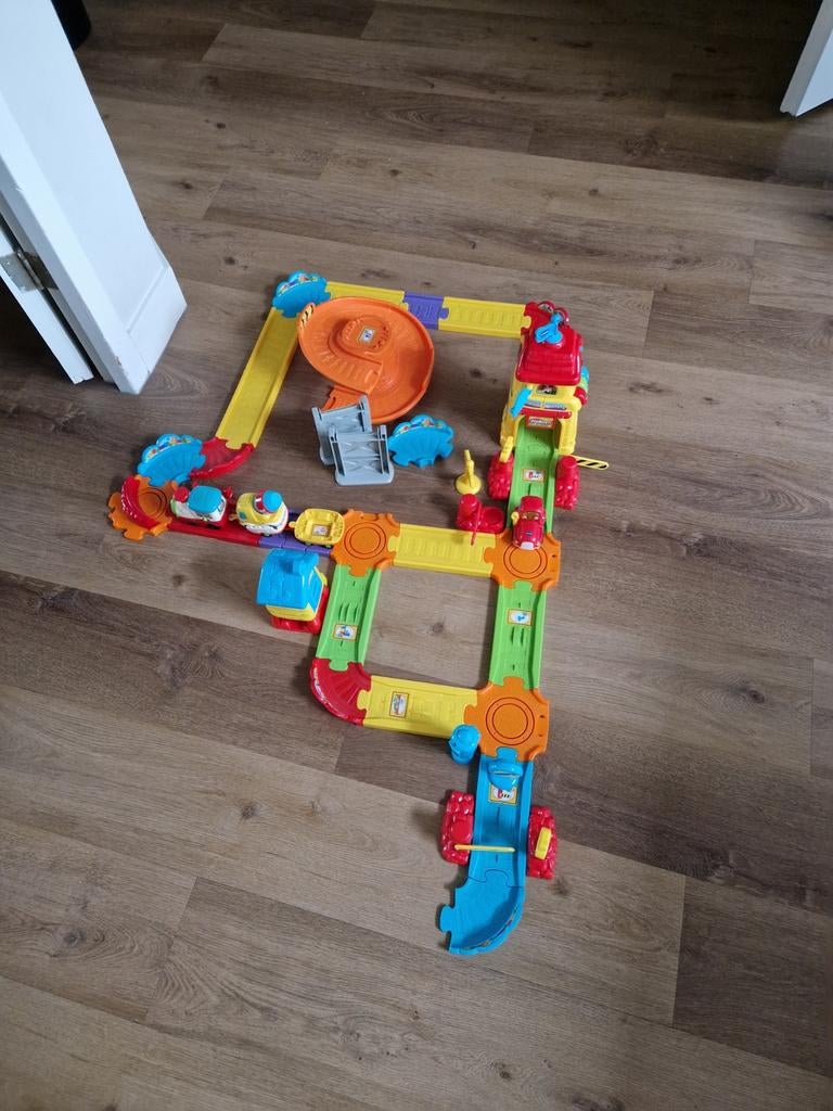 VTech Toet Toet Auto's Treinstation met Tineke Trein, Kinderen en Baby's, Speelgoed | Vtech, Ophalen of Verzenden, Gebruikt, 6 maanden tot 2 jaar