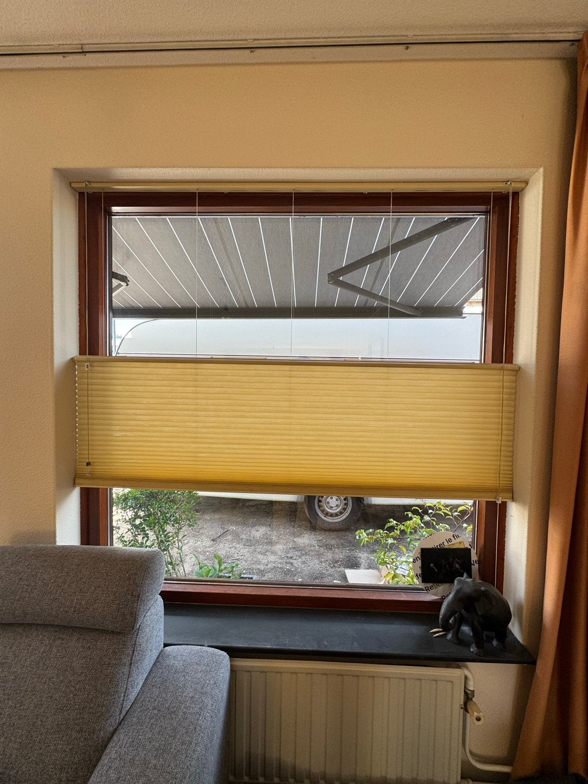 Hardhouten kozijnen met dubbel glas, diverse afmetingen, Doe-het-zelf en Verbouw, Glas en Ramen, Ophalen, Gevelraam of Ruit, Gebruikt