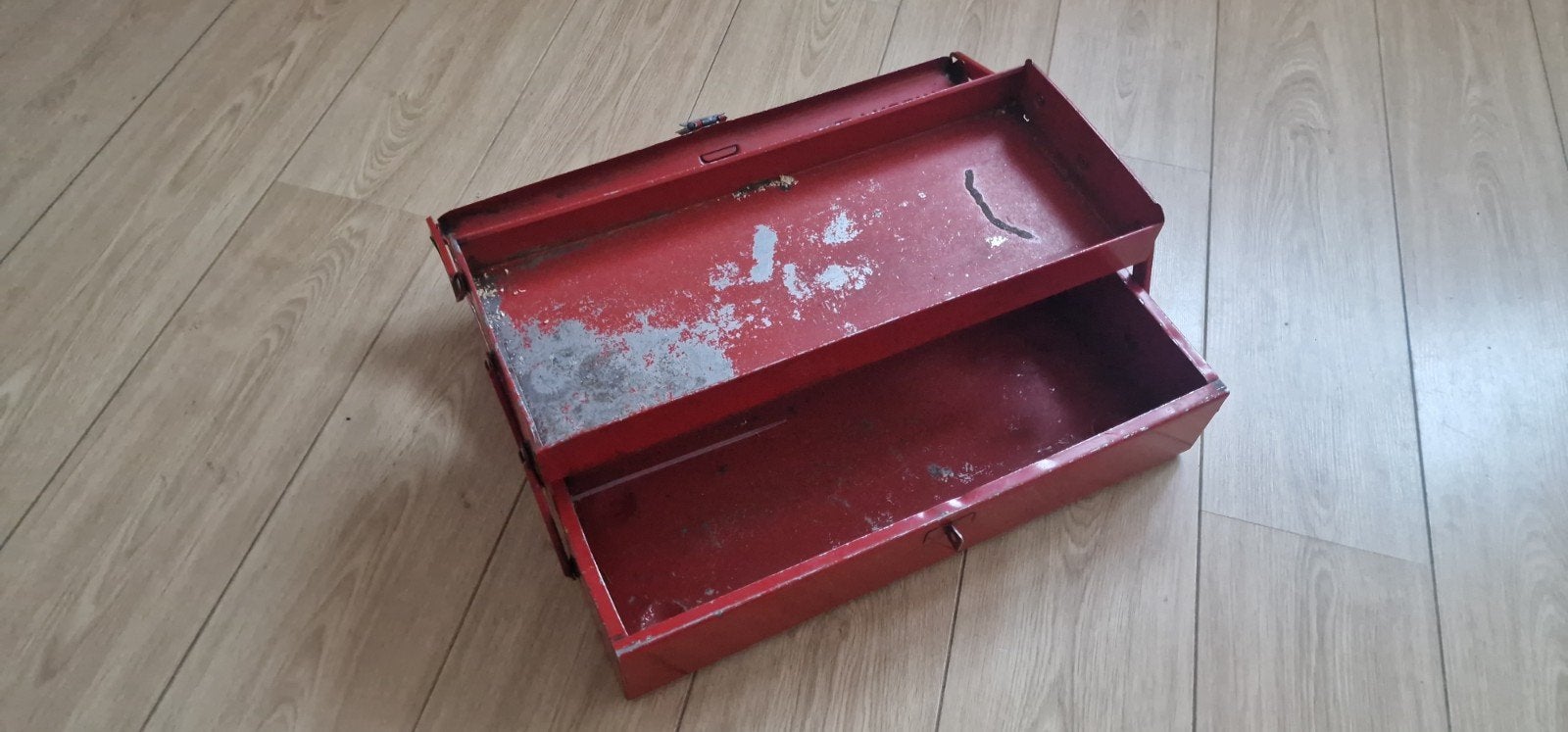 Vintage FACOM gereedschapskist - rood metaal, Ophalen of Verzenden, Gebruikt