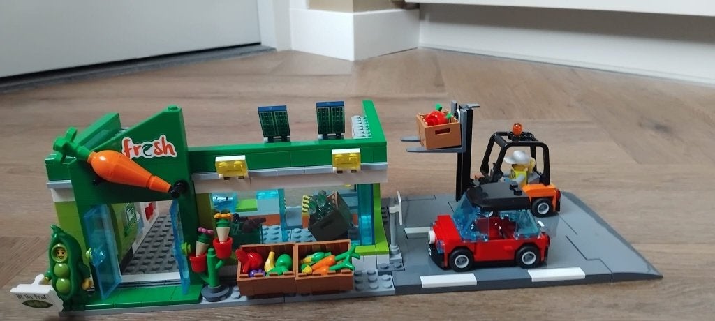 60347 Lego City supermarkt, Kinderen en Baby's, Lego, Ophalen of Verzenden, Zo goed als nieuw, Compleet
