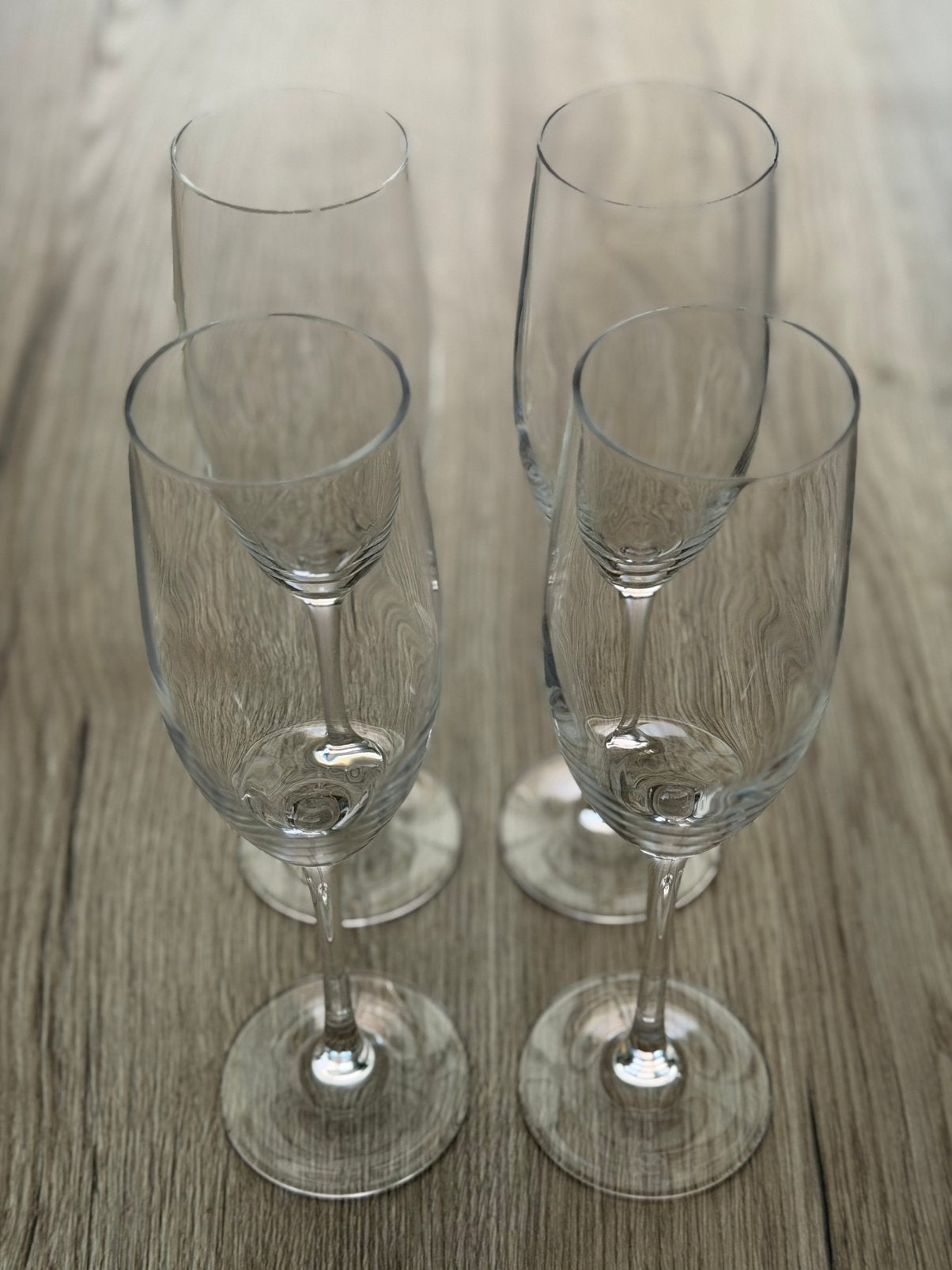 4 Chef & Sommelier champagneglazen, Ophalen, Zo goed als nieuw, Overige typen