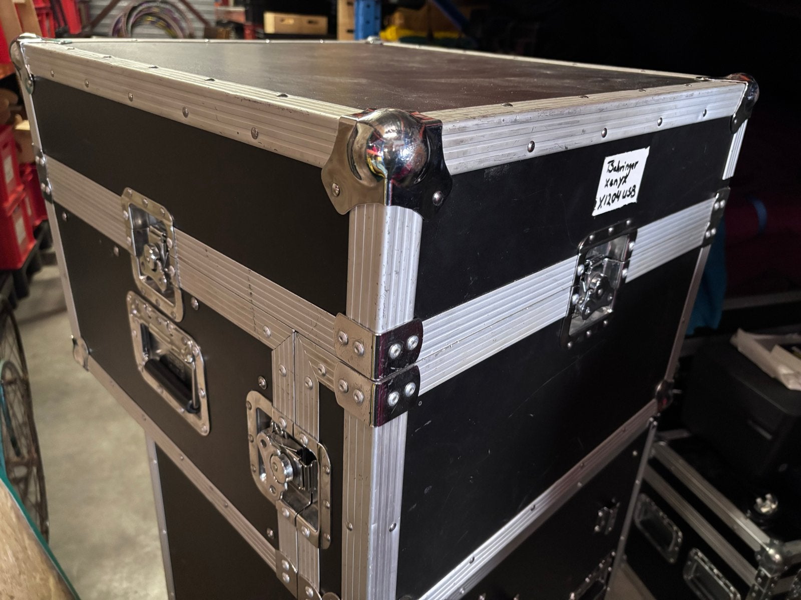 Flightcase taperack, Ophalen, Gebruikt, 10 tot 20 kanalen, Microfooningang
