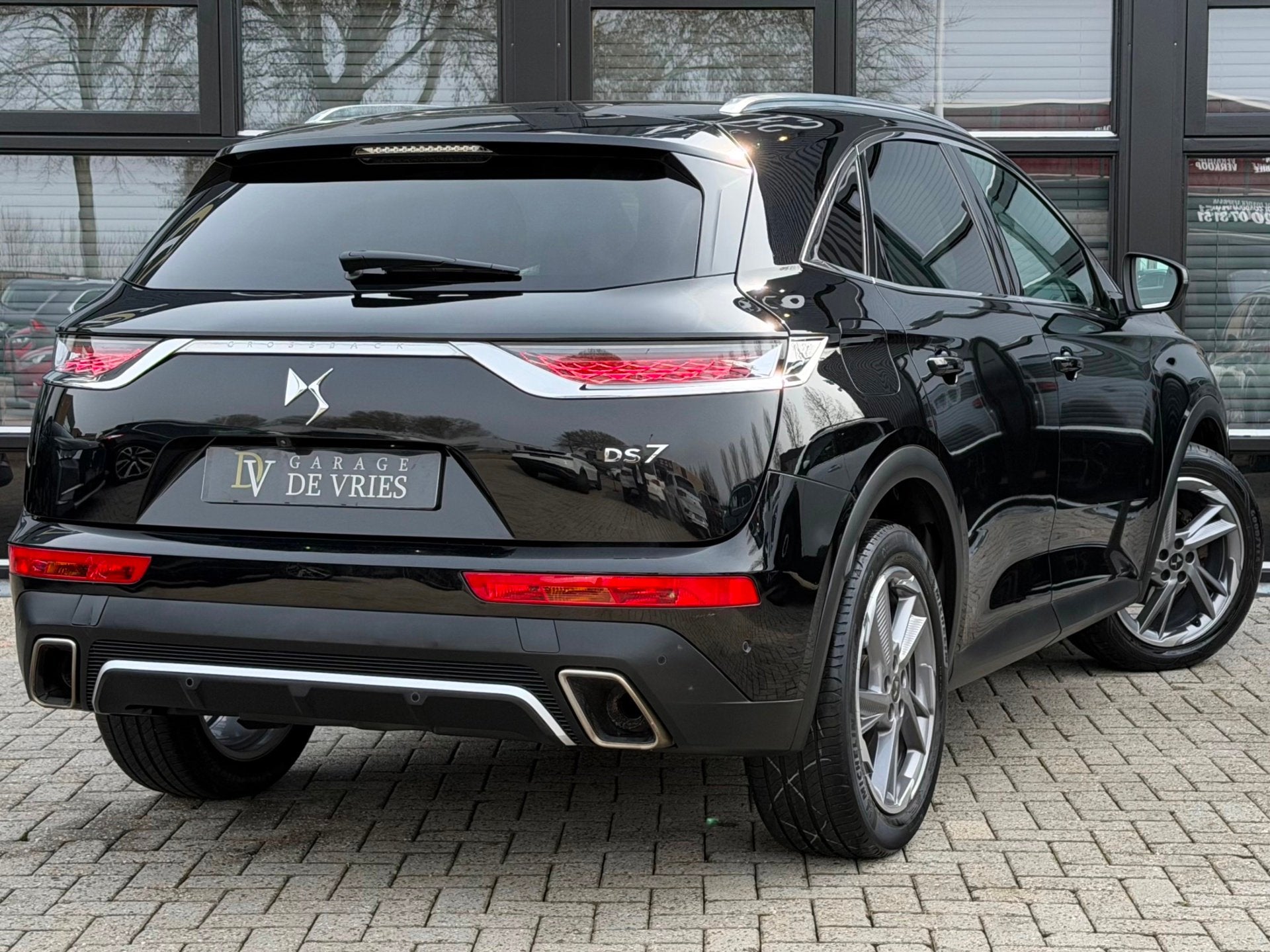 DS 7 Crossback 1.6 Turbo 224pk Opera ACC Focal Nachtzicht Fu, Auto's, 15 km/l, Zwart, 4 cilinders, Zwart