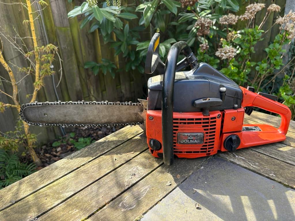 Sachs-Dolmar 110 kettingzaag, Tuin en Terras, Ophalen of Verzenden, Gebruikt