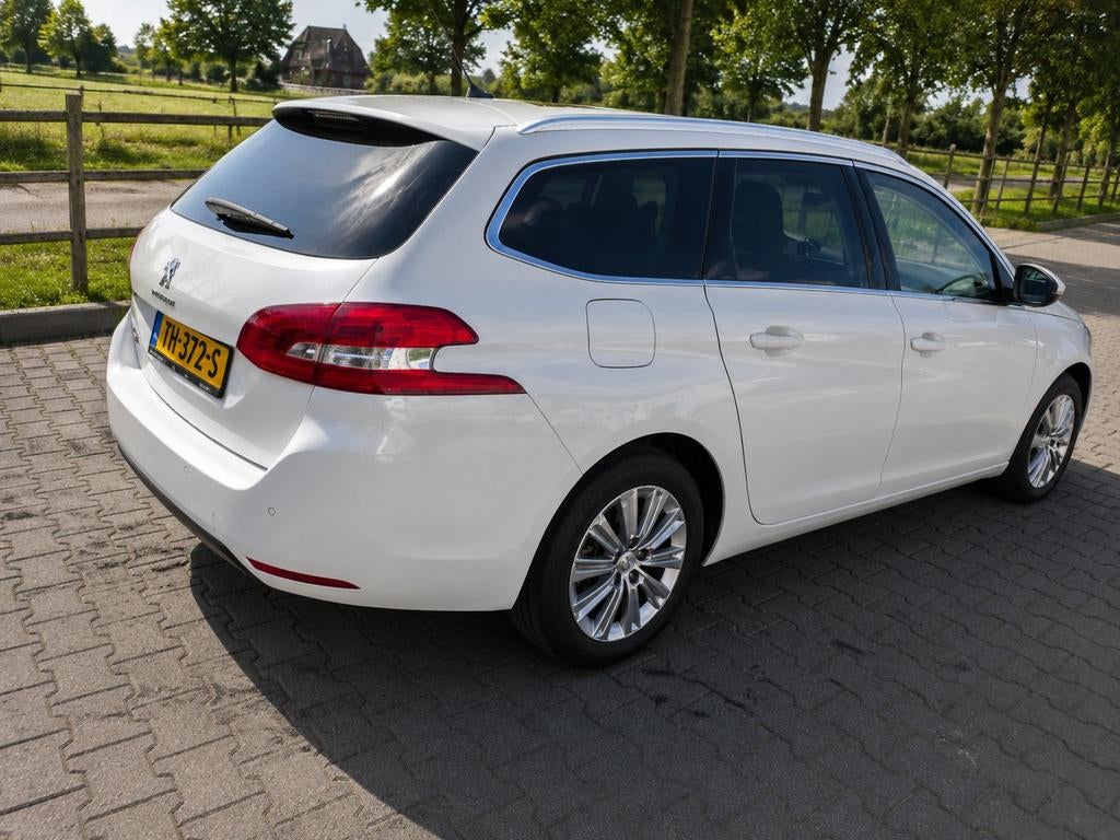 Peugeot 308 SW 1.6 BlueHDi Lease Premium, Auto's, 4 cilinders, Wit, Origineel Nederlands, Particulier